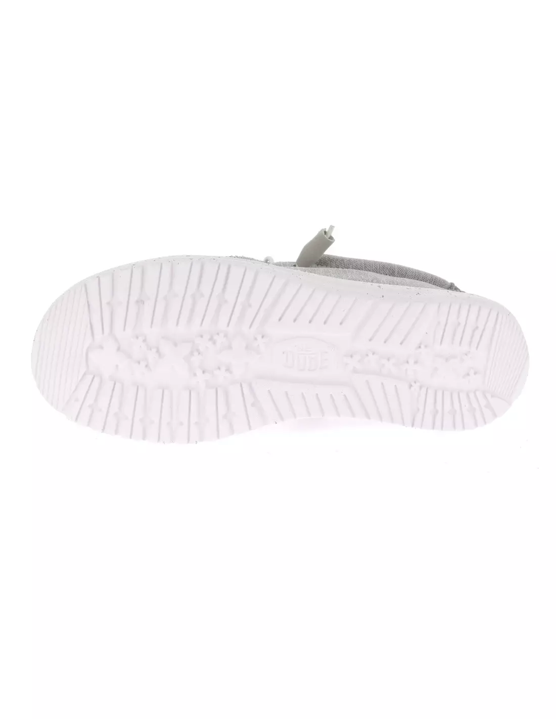 DUDE WALLY SPORT KNIT - Bateaux & mocassins 030Grey