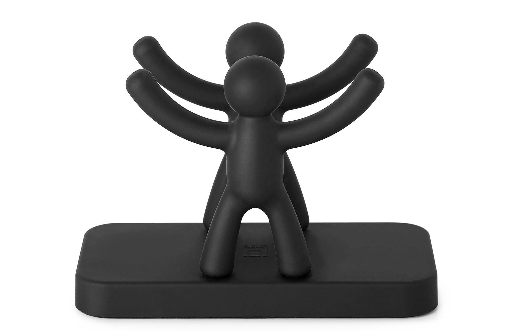 Serviettenhalter Buddy SchwarzBuddy Serviettenhalter aus Kunststoff