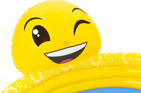 Bestway 53081, Oppustelig pool, 282 L, Oval, 2 År, Smiles, Gul