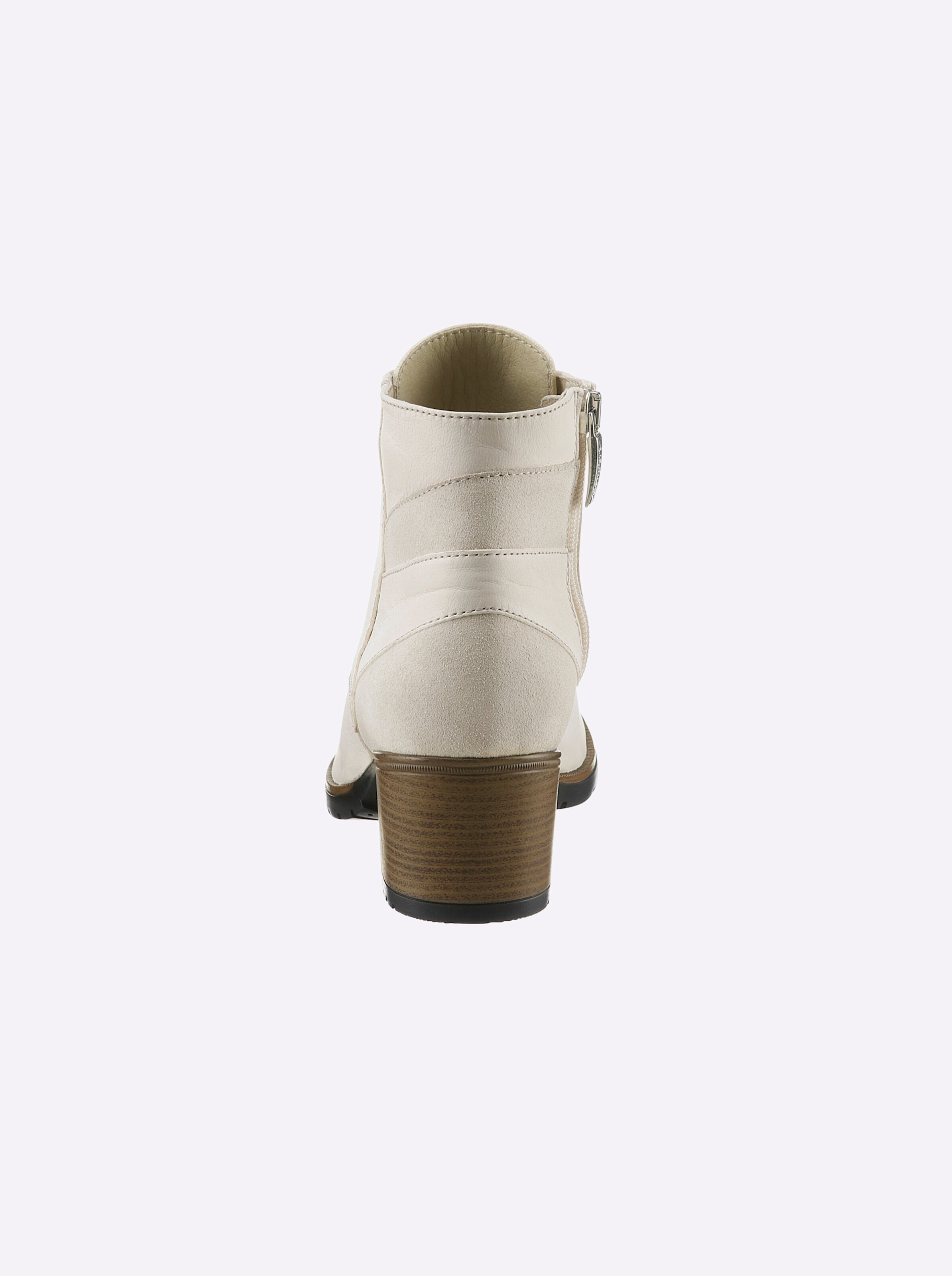 heine Schnürstiefelette in creme