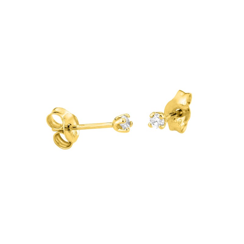 Boucles d'oreilles femme - Diamant - Or 18 Carats