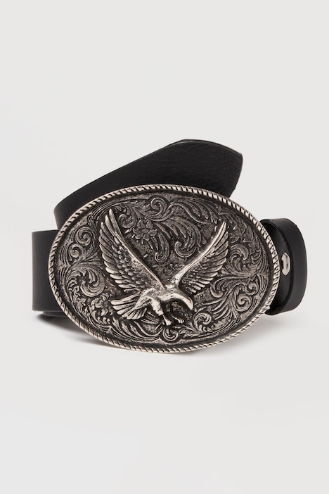 Ledergürtel, echtes Leder, Adler-Koppelschließe, Breite ca. 4 cm, bis Gr. 170cm