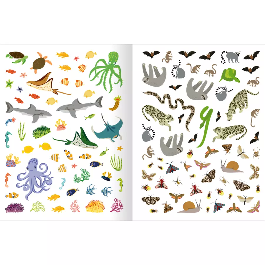 arsEdition Das superdicke Stickerheft - Tiere