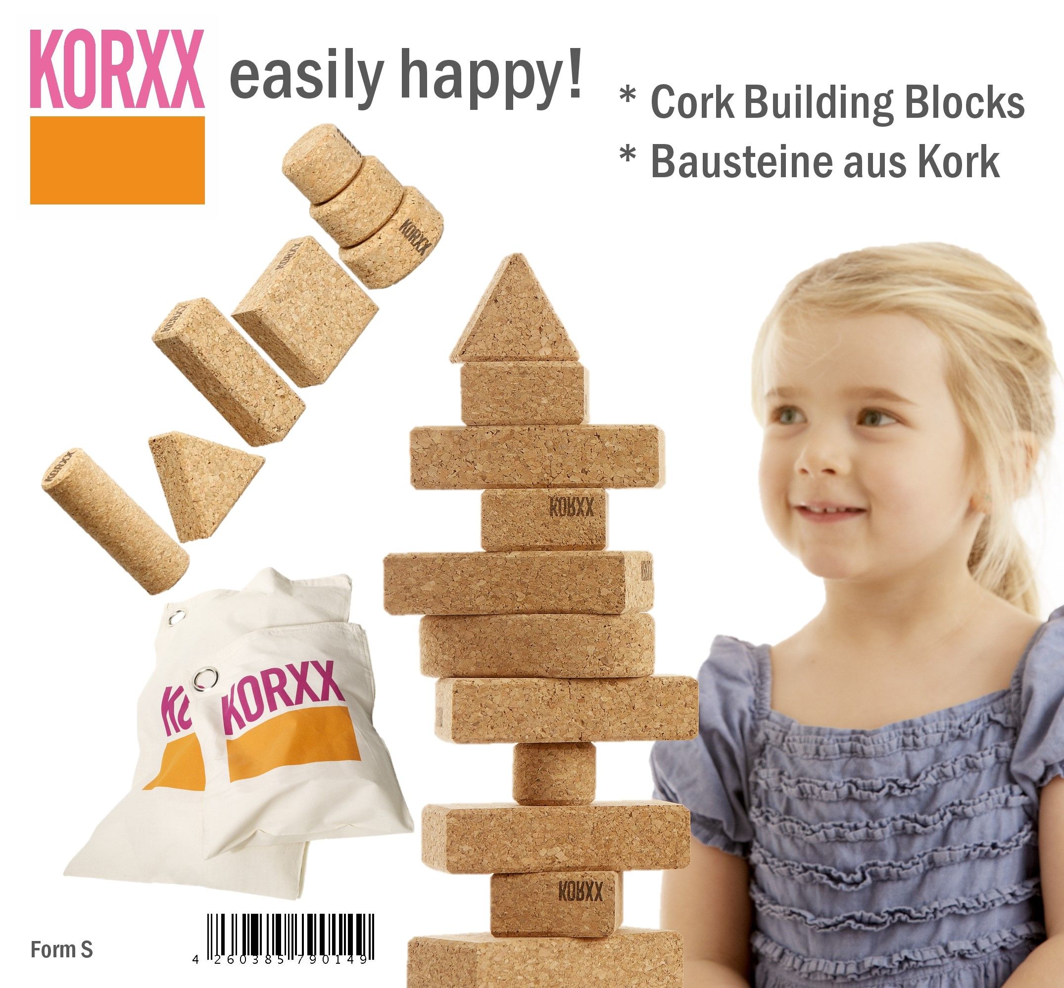 KORXX Form S Korkspielzeug