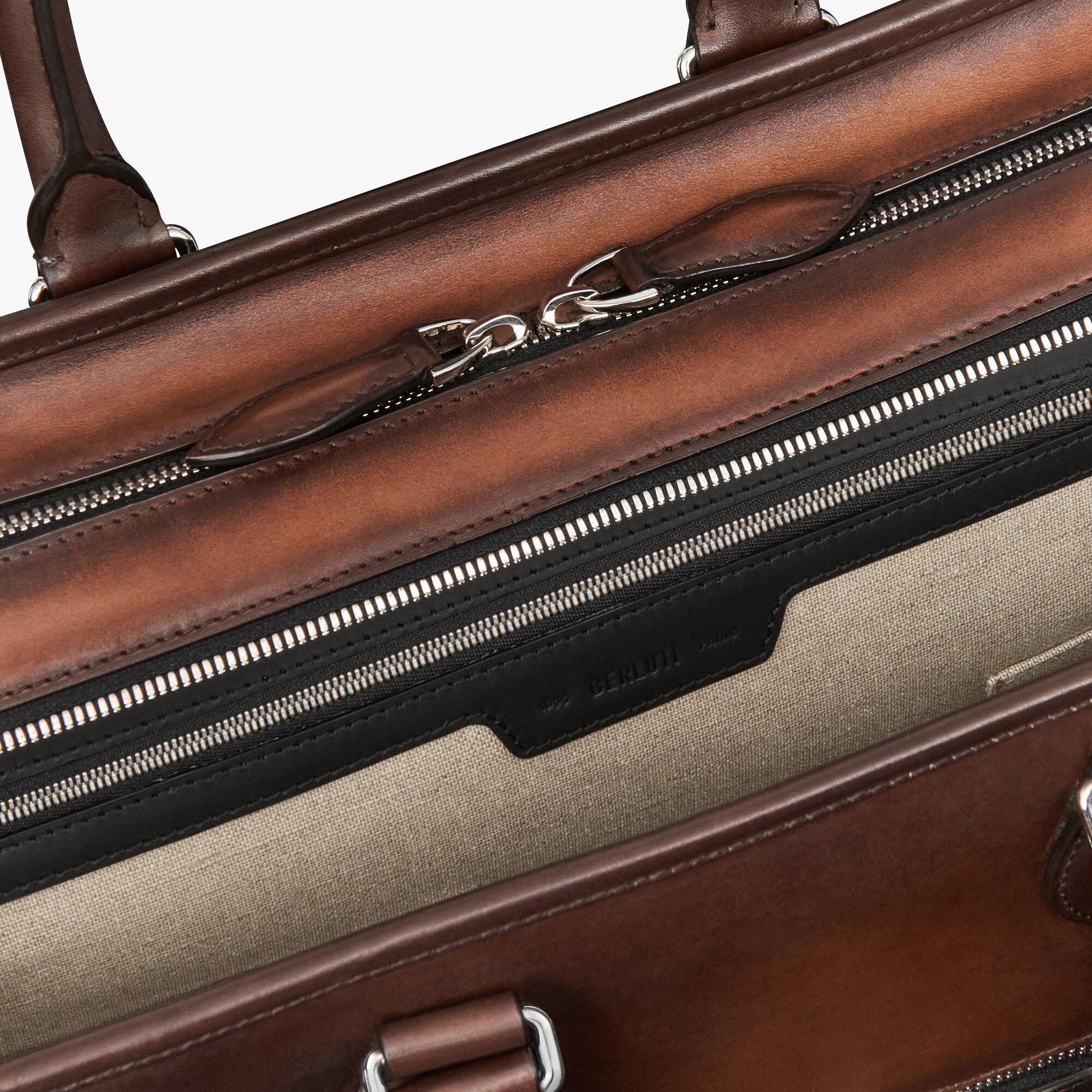 Cartable Deux Jours En Cuir Scritto