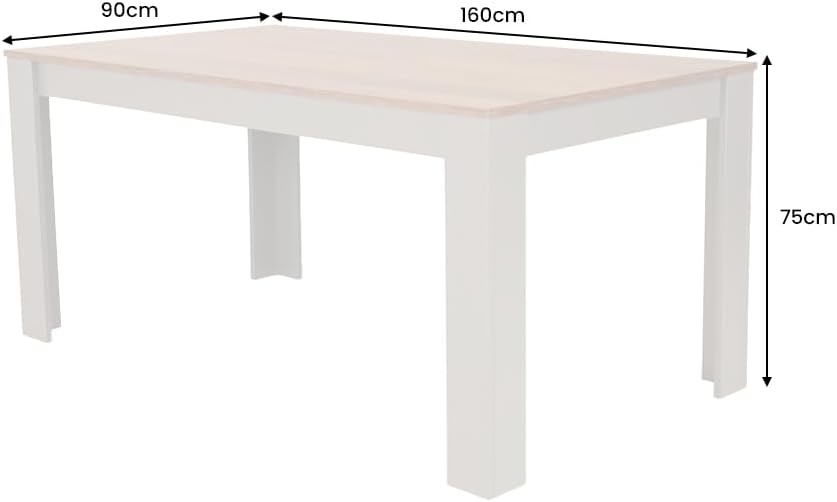 Riess Ambiente Zeitloser Esstisch LOFT - 160cm - Natur braun anthrazit - Old Style Küchentisch