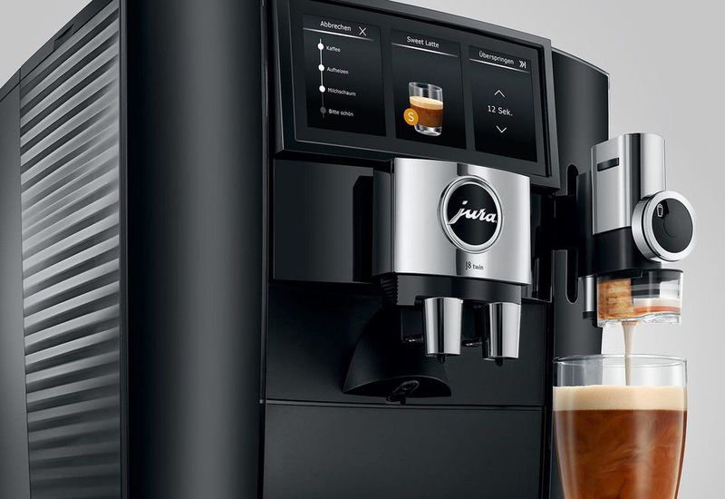 JURA - J8 Twin - Koffiezetapparaat - Diamond Black - Twee Bonencompartimenten