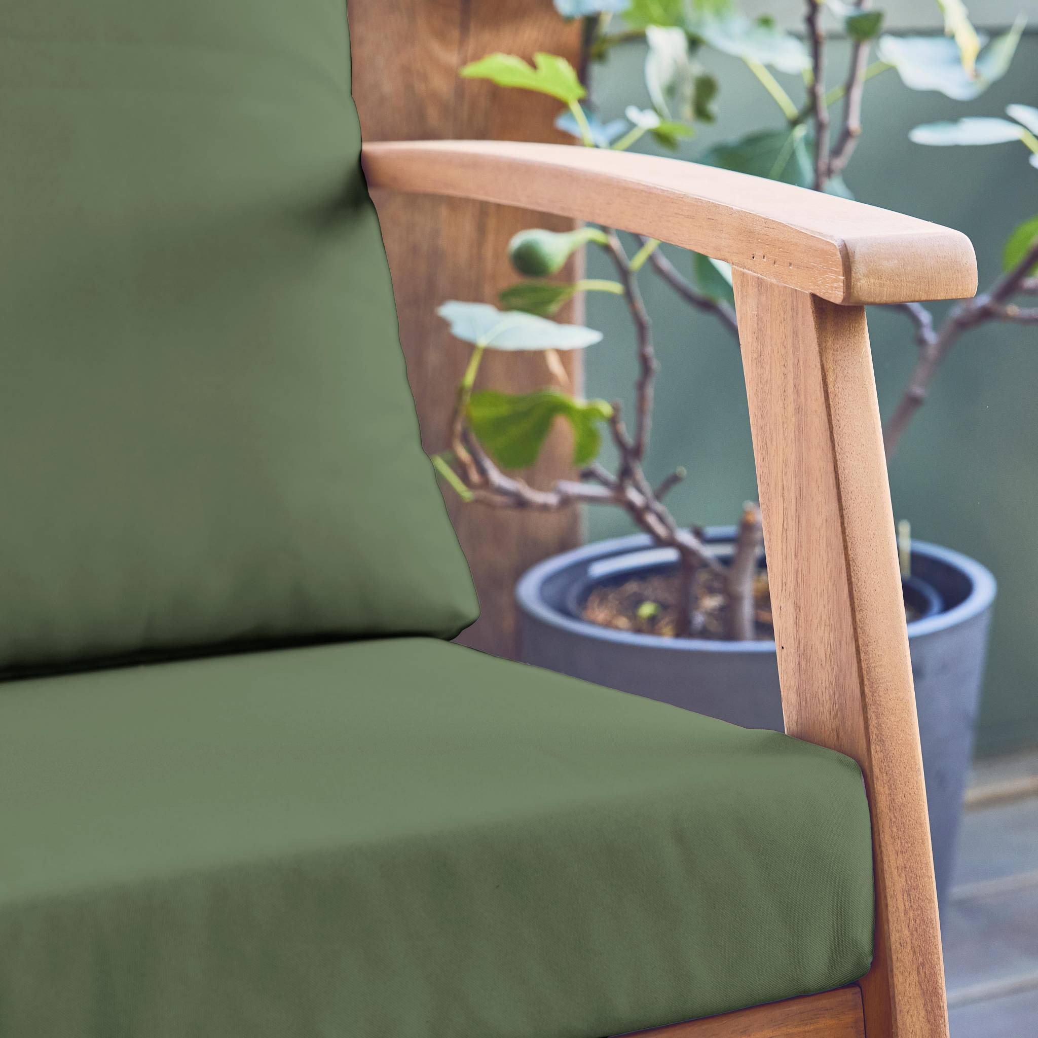 sweeek - Tuinset 5 personen van acaciahout