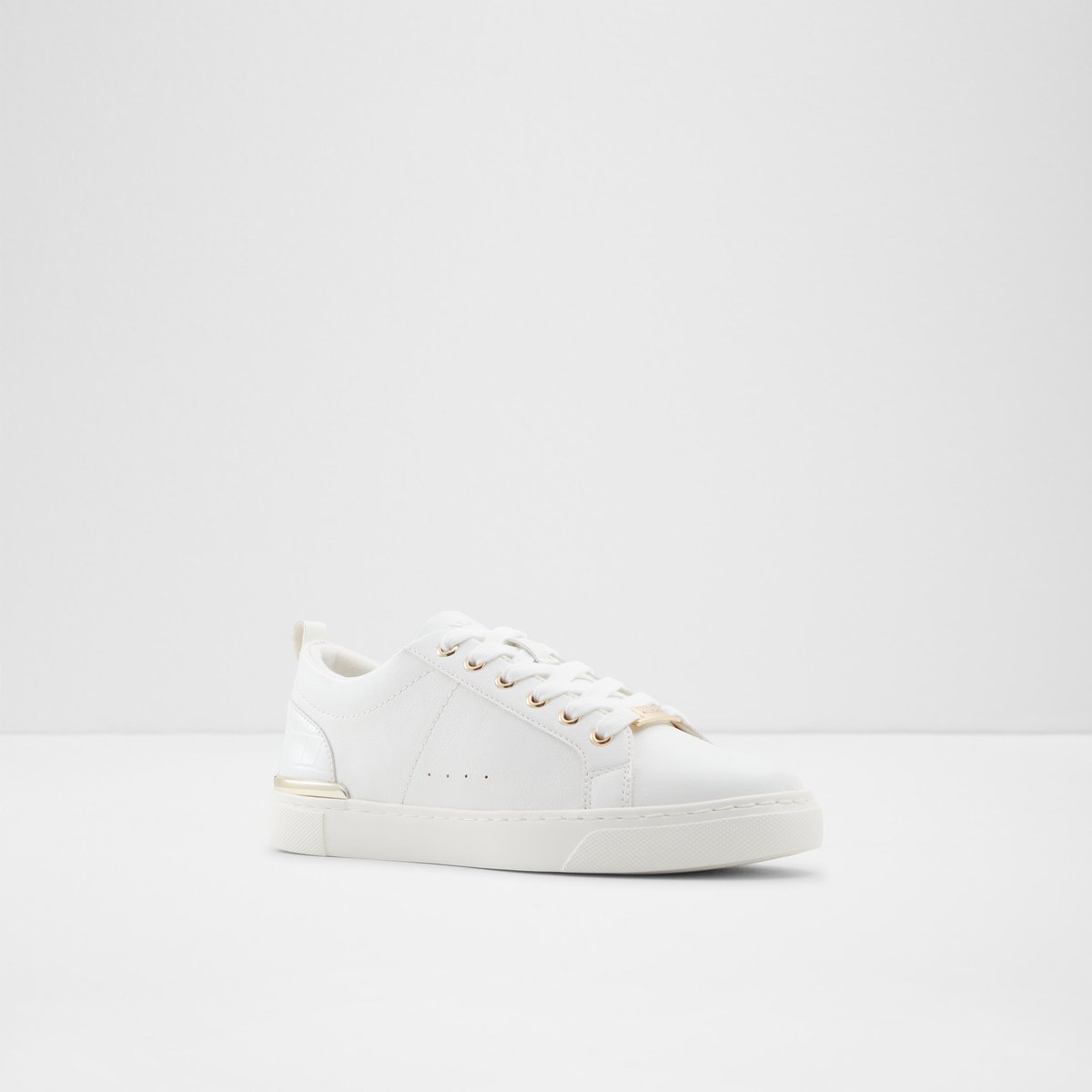 Dilathielle White Synthetic Smooth Women Low top sneakers