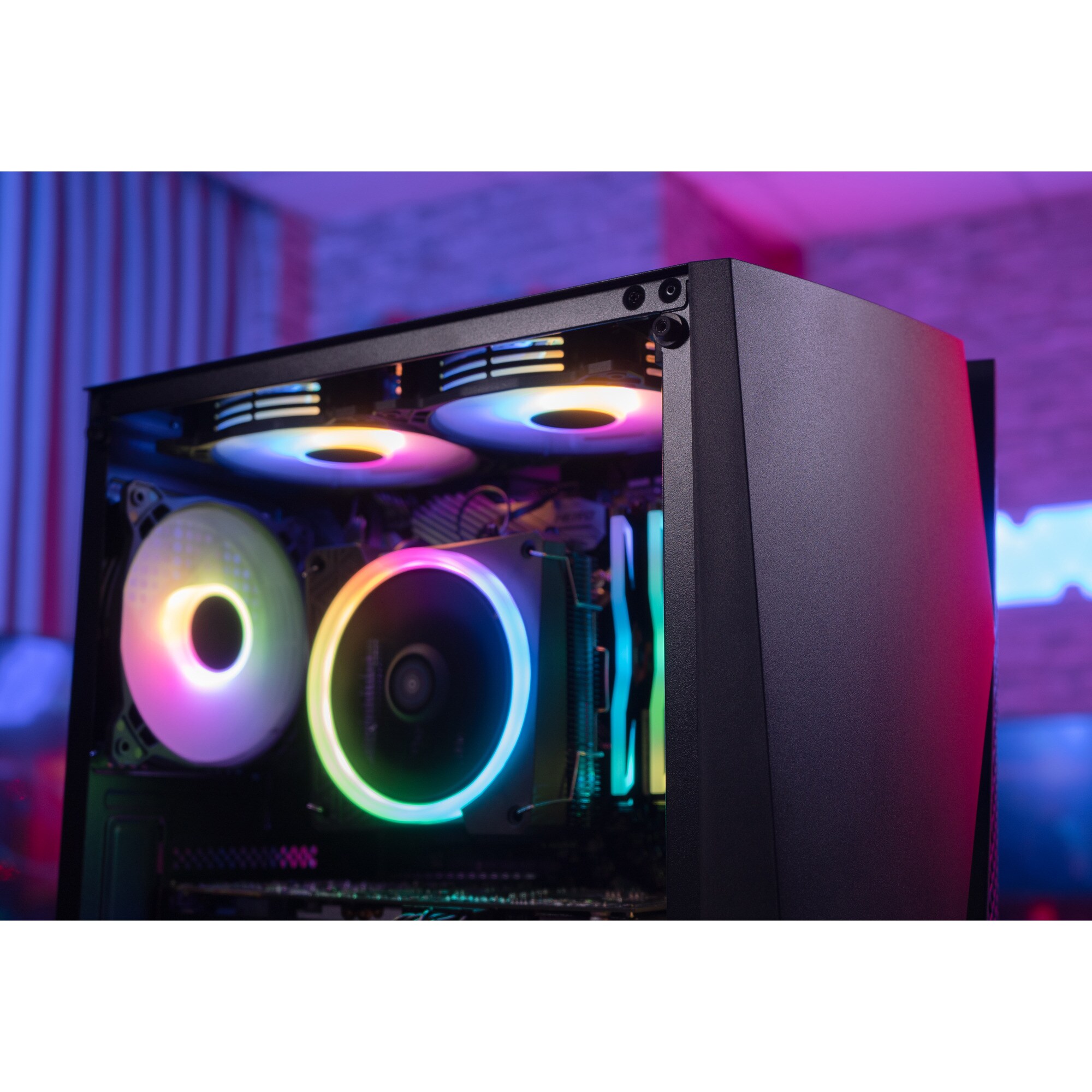 Aerocool Tower-Gehäuse Wave-G-BK-v3