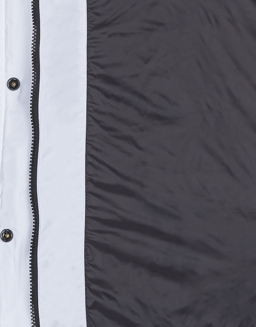 Superdry - FUJI HOODED MID LENGTH PUFFER - Blanc