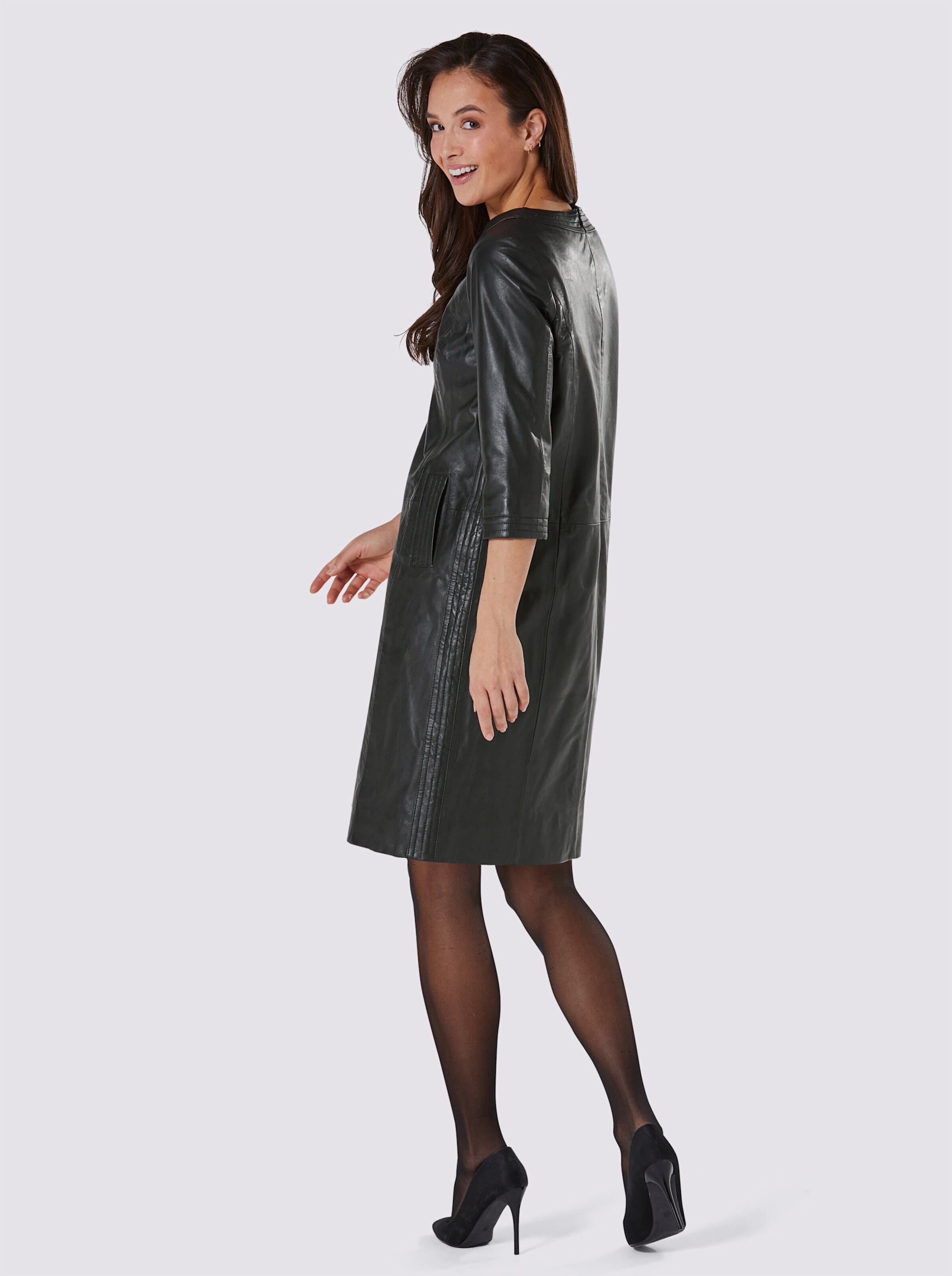 Lammnappa-Lederkleid