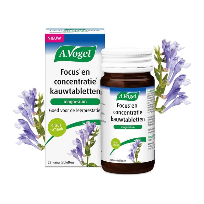 A.Vogel Focus en Concentratie Magnesium Kauwtabletten 28 stuks