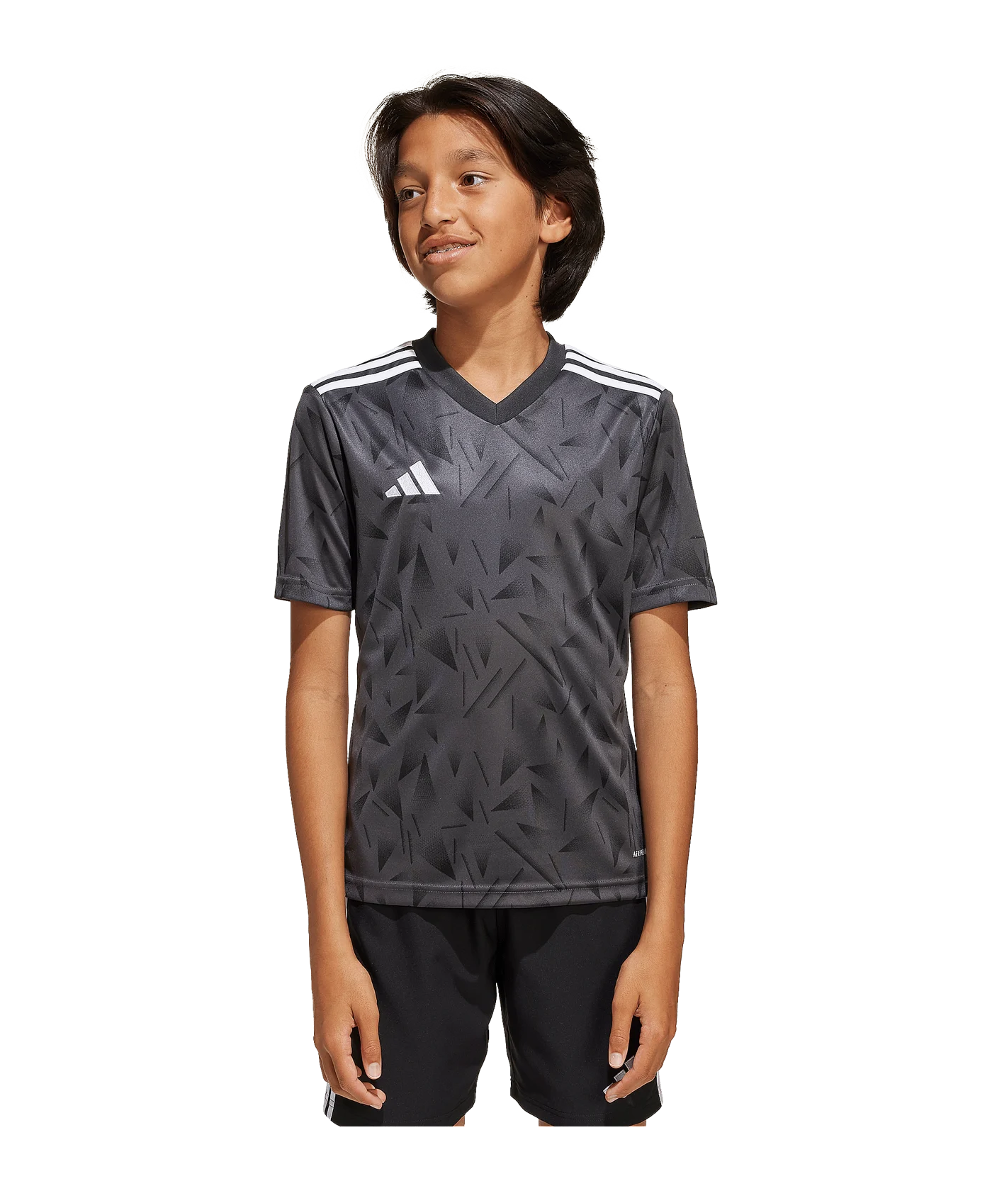 adidas Team Icon 25 Trikot Kids Schwarz