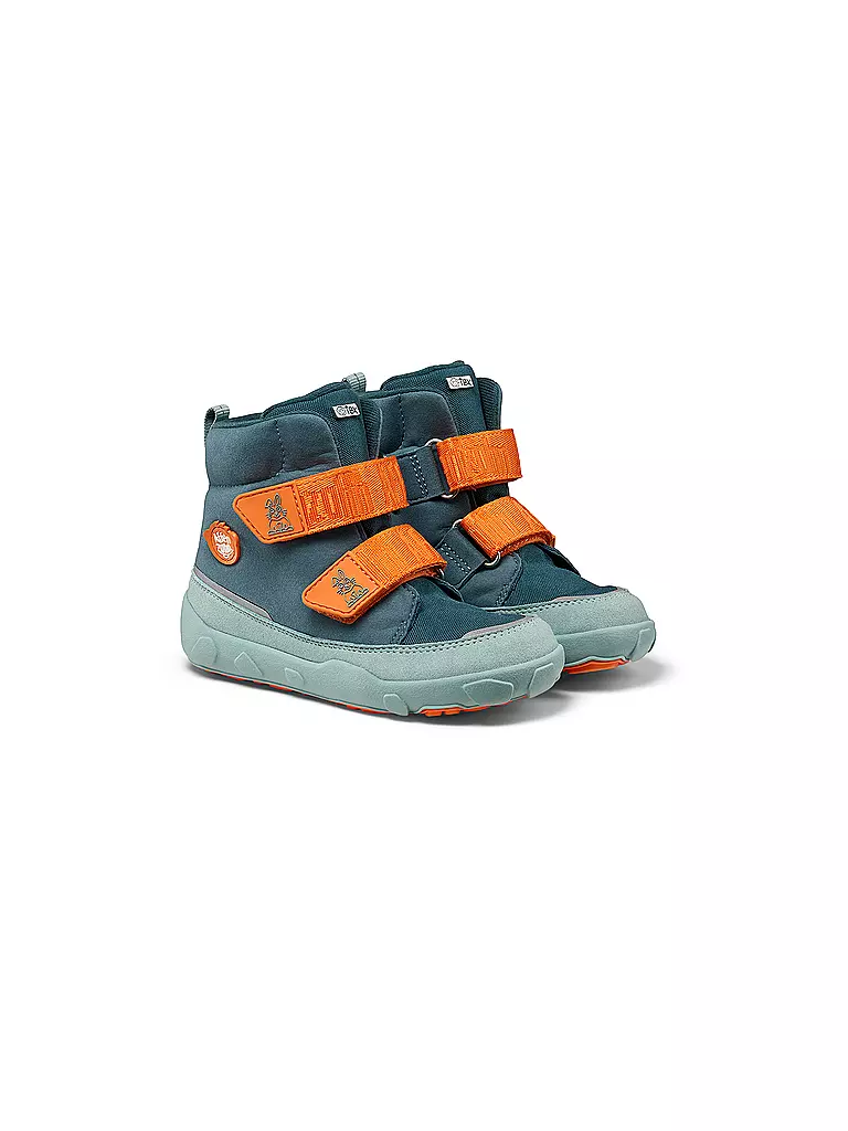 AFFENZAHN Kinder Winterstiefel VEGAN COMFY Hase hellblau