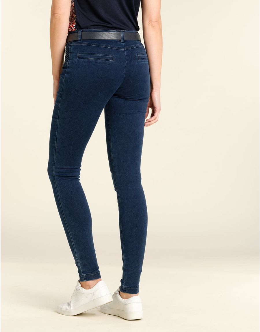 Jean slim jegging brut