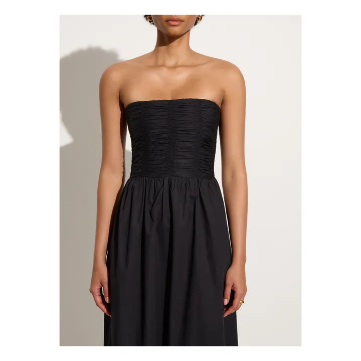 Faithfull the Brand Robe Dominquez Midi | Noir