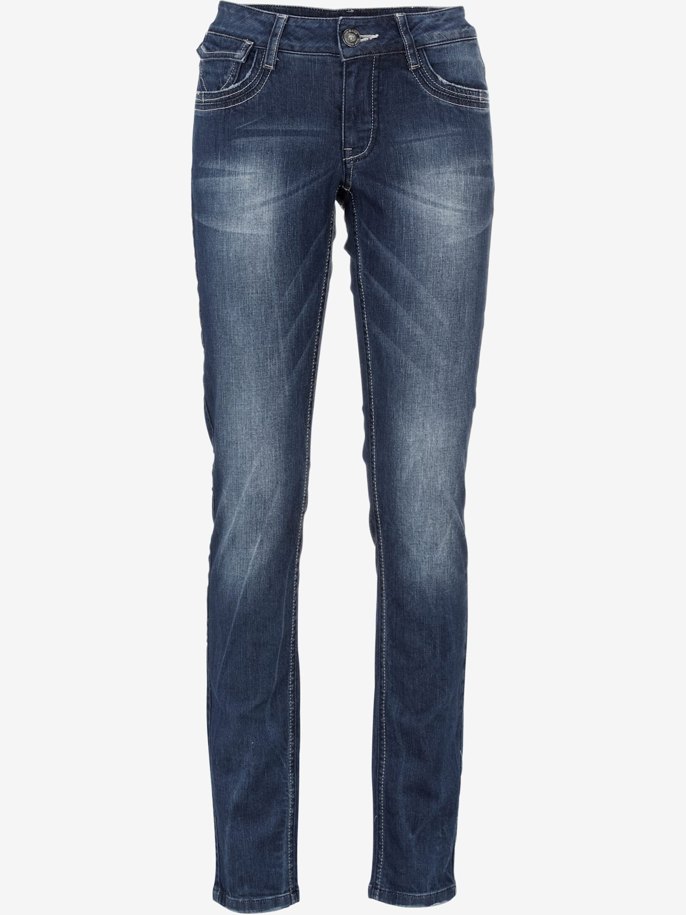 Jeans effet ventre plat coupe skinny tendance