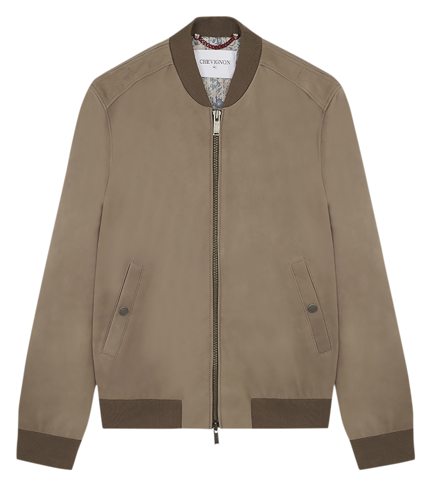TEDDY APOCALYPSE - Blouson teddy en cuir velours | Beige