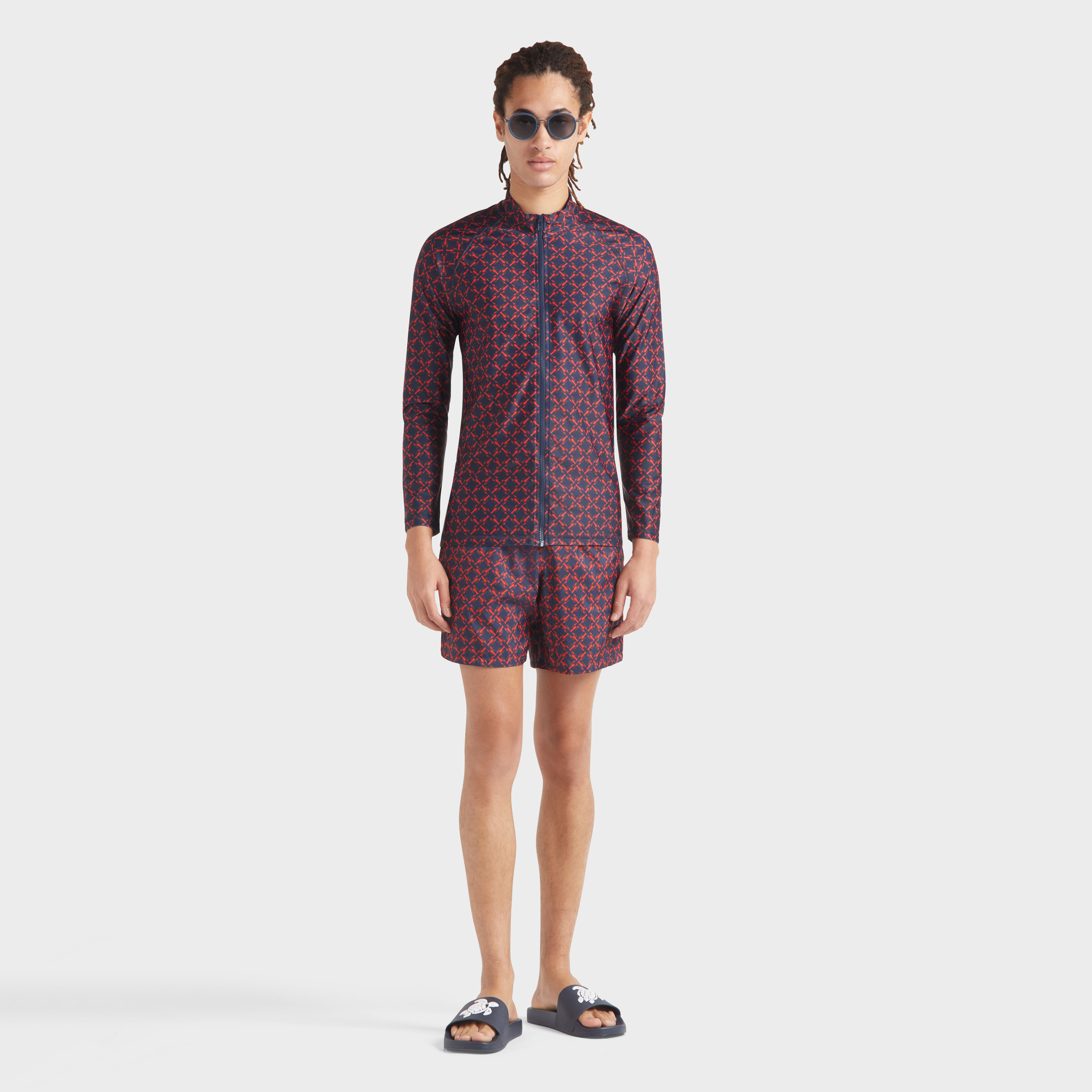 Maillot de bain ultra-léger et pliable homme Homard Pixel