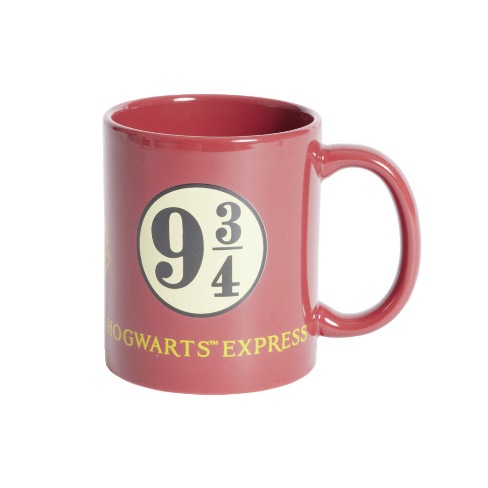 Mug Harry Potter Platform 9 3/4 Poudlard rouge 315ml