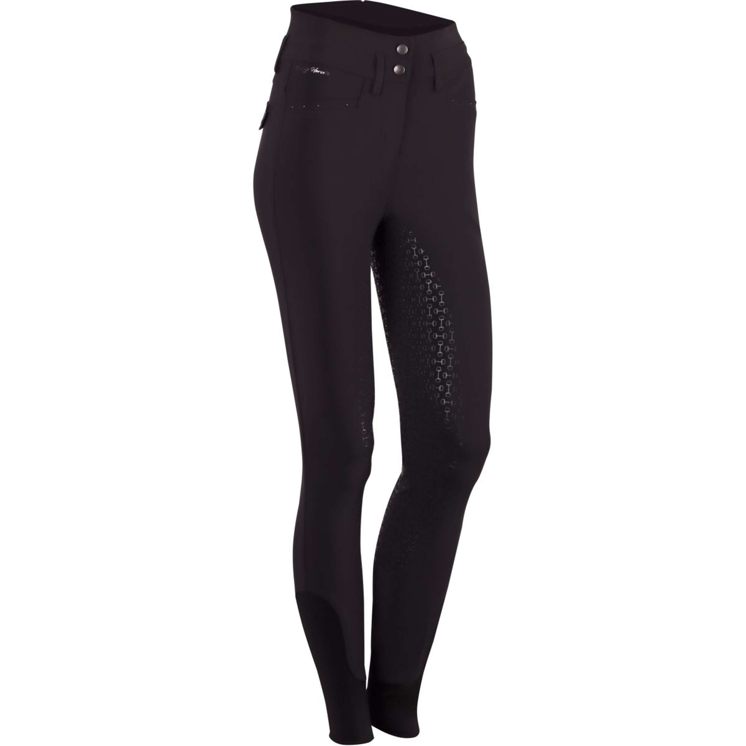 Harry's Horse Rijbroek Classy Roan Full Grip Jet Black