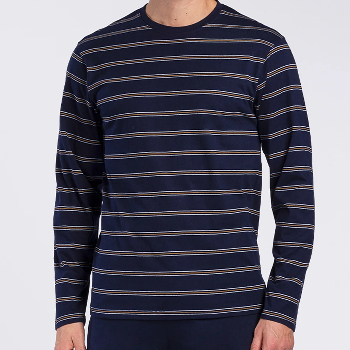 Pyjama homme EPICE bleu foncé/rayé