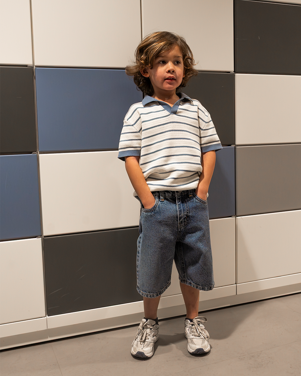 Short - Blauw