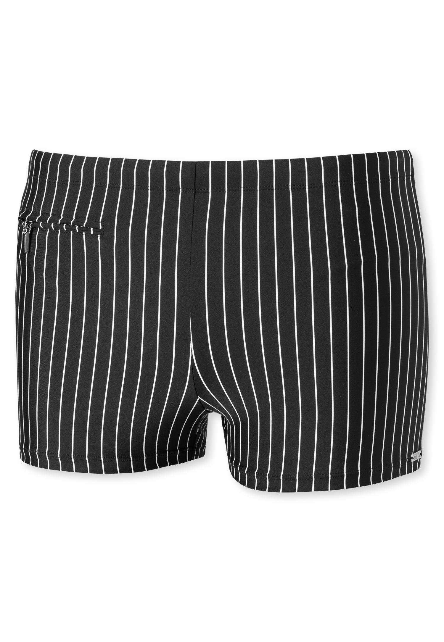 Schiesser Badeshorts »Nautical Casual«, Innenslip, kleine Tasche mit RV, gestreift