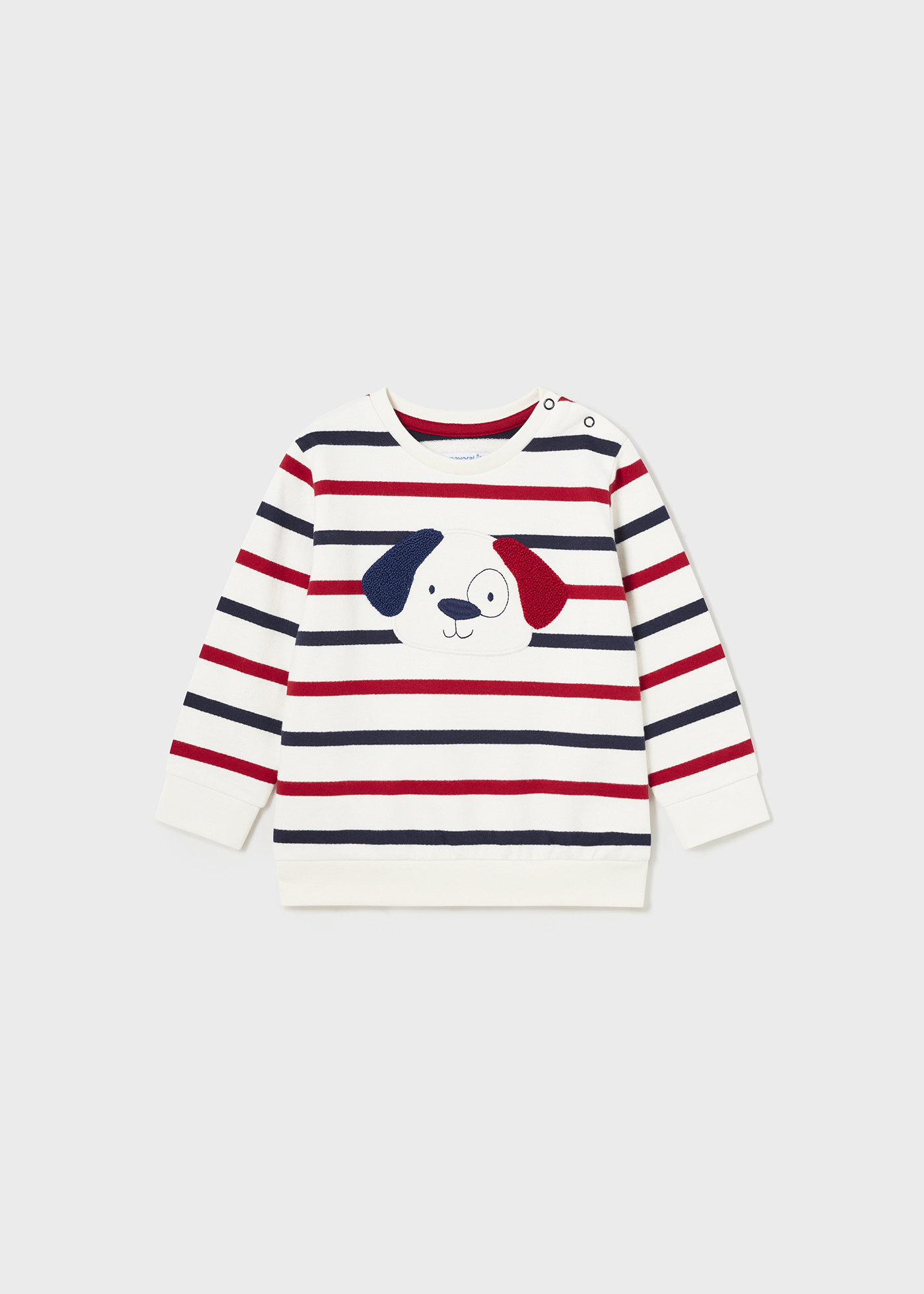 Moletom listrado Better Cotton para bebê