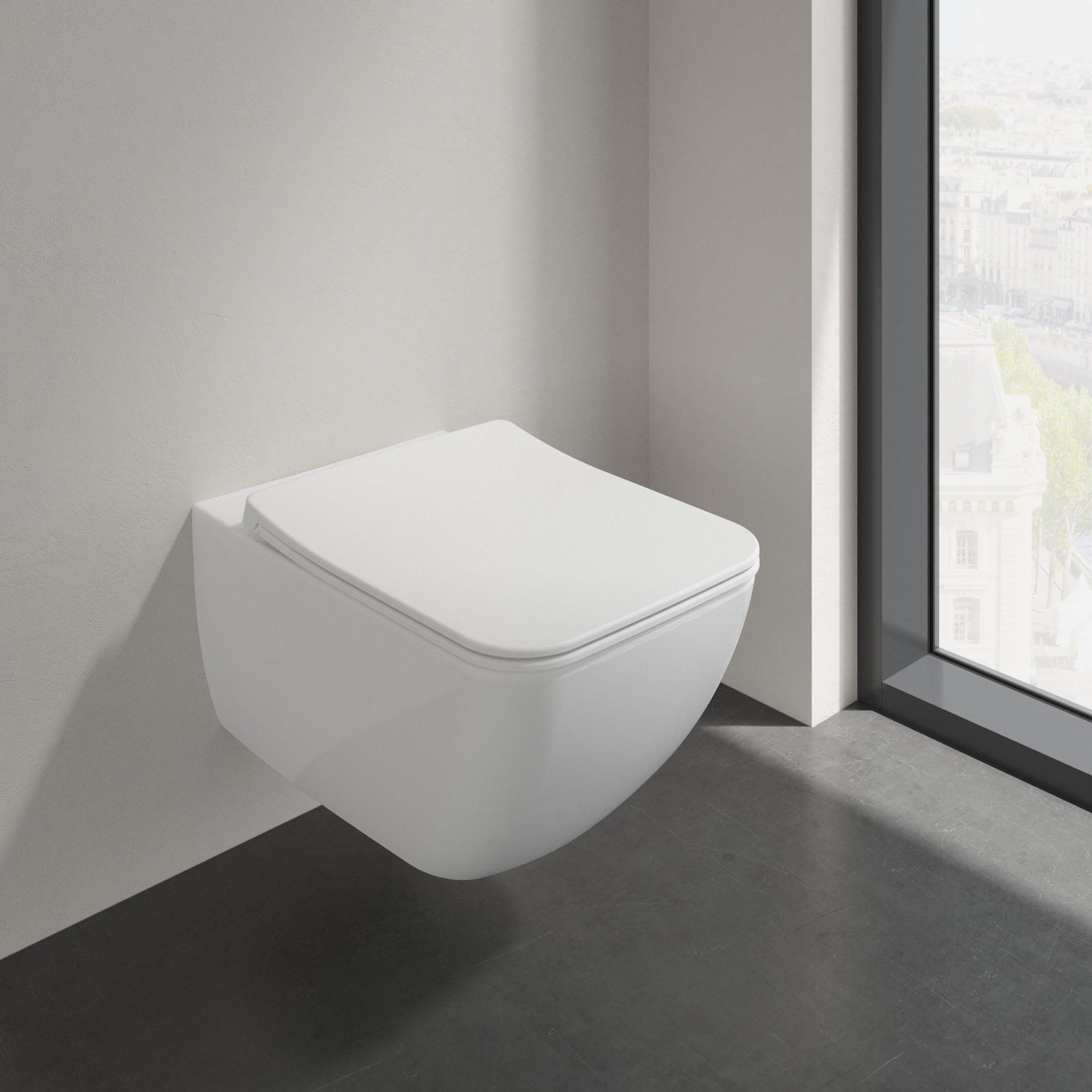 Villeroy & Boch Venticello randloos toilet wit glans