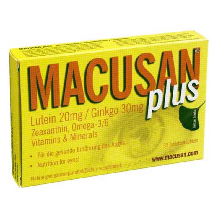 Macusan plus Tabletten, 30 St