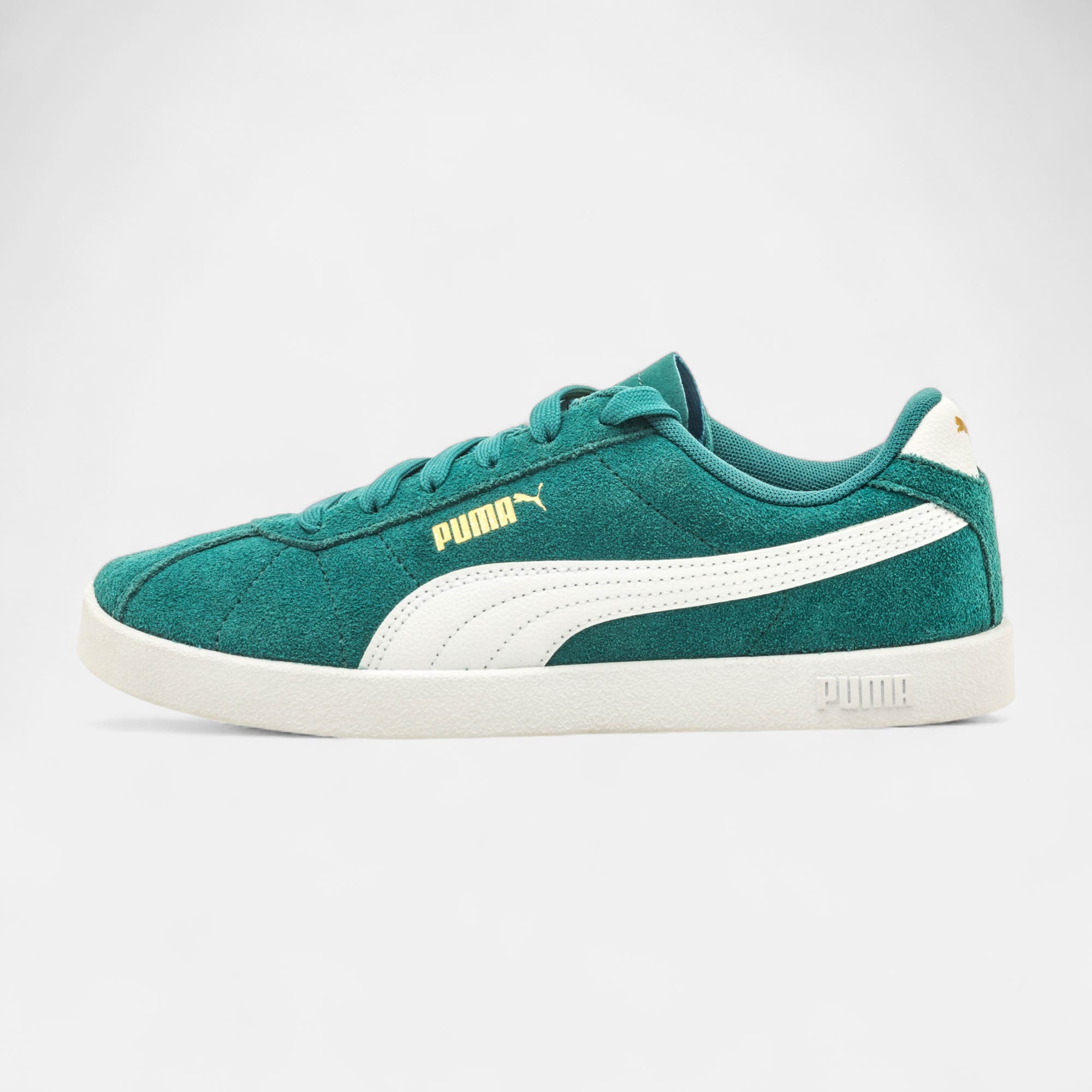 Sneakers Garçon en cuir vert