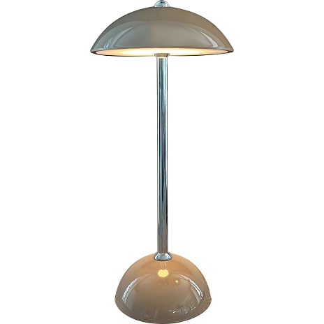 Sauve genopladelig touch bordlampe - taupe
