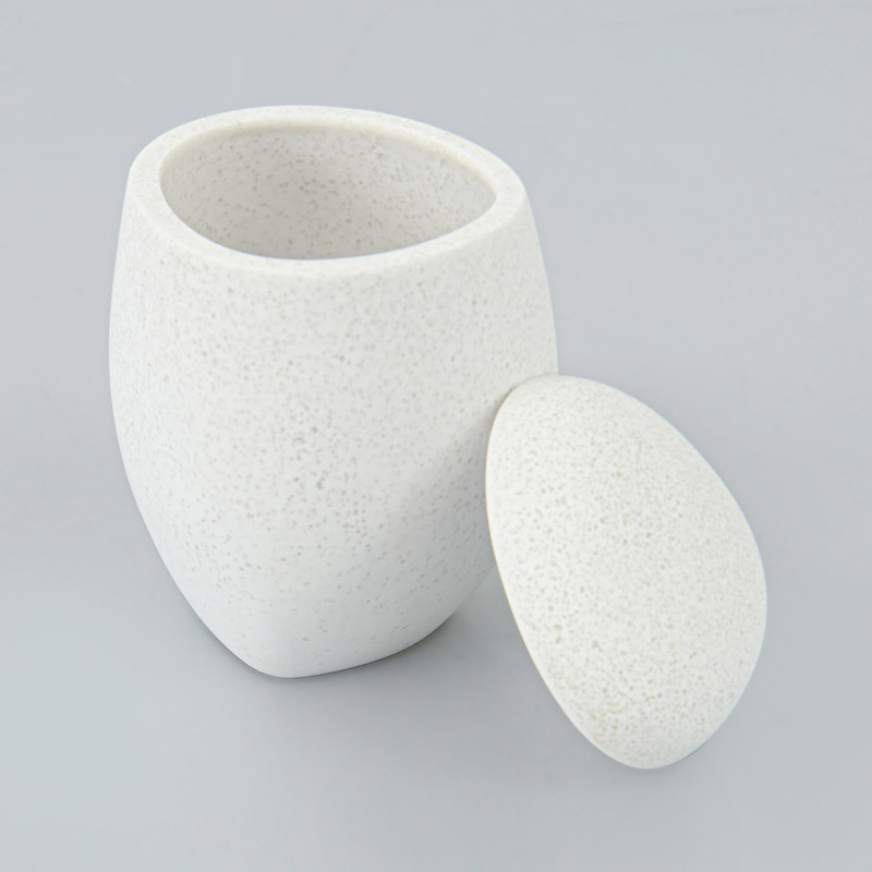 Boîte à coton 'Oriano' blanc