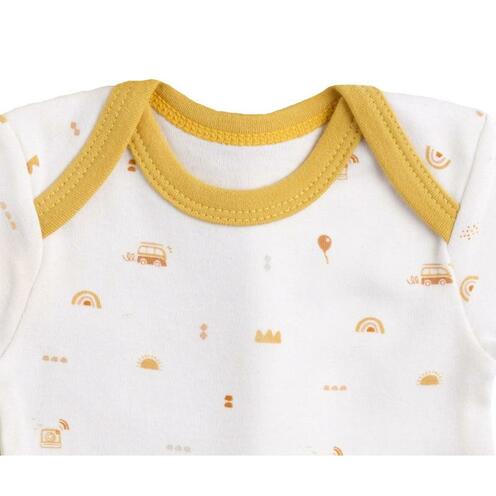 Lot de 3 bodies 6 mois manches courtes SUNLIGHT - SAUTHON Baby déco