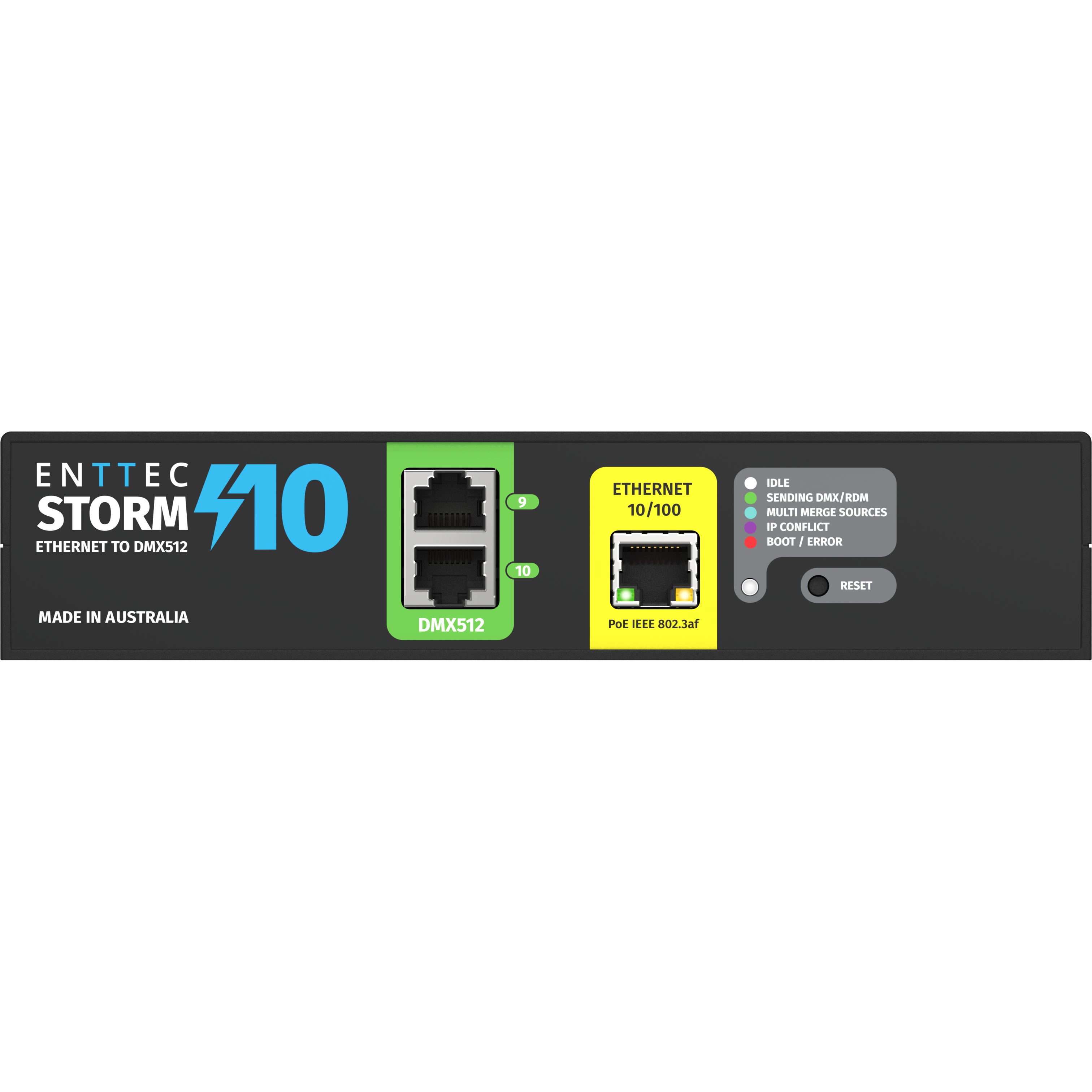 Enttec Storm 10 ethernet naar DMX converter