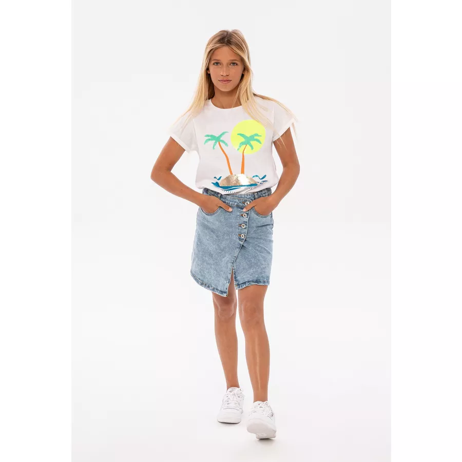 MINOTI Jeansrock Denim-Blau