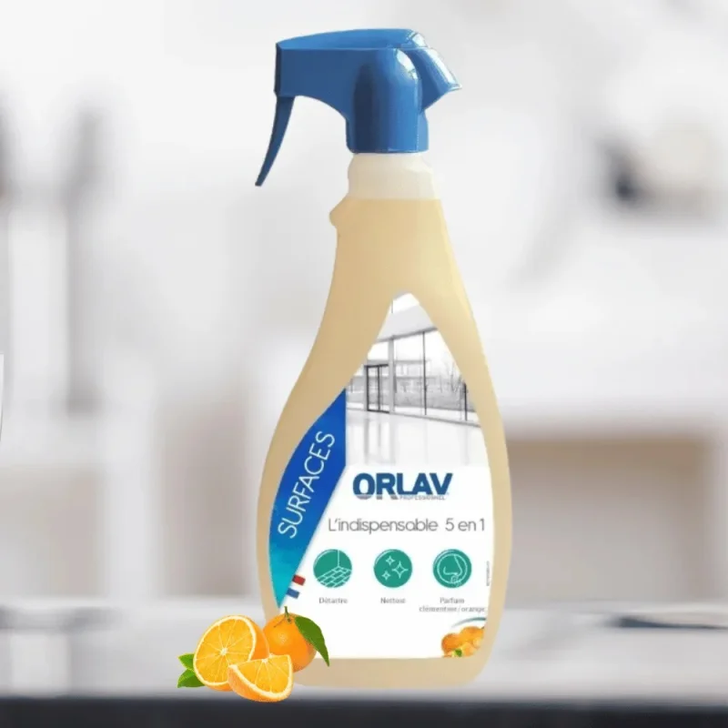 ORLAV - Spray multi-usages 5 en 1 - Parfum orange - 750ml