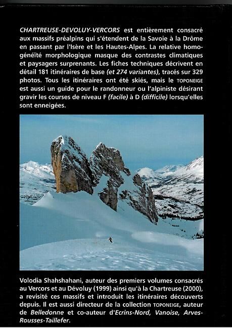 VOLOPRESS - CHARTREUSE DEVOLUY VERCORS TOPO NEIGE