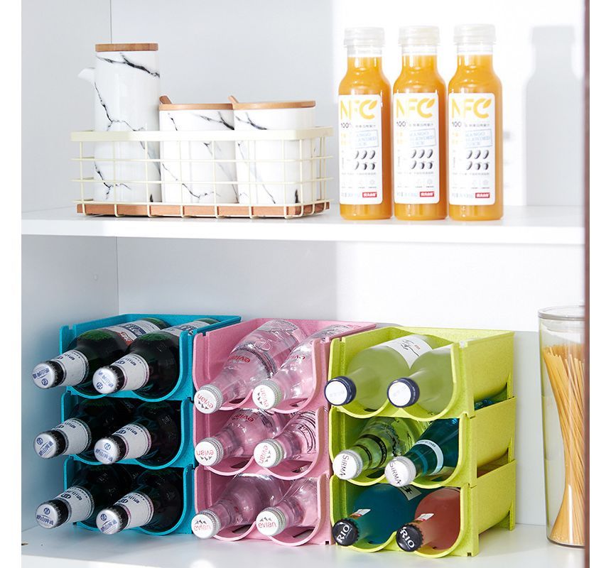 Evora - Stapelbare plastic flessenorganizer