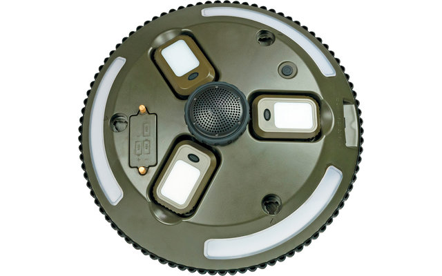 Schwaiger Solar LED-Campingleuchte mit Bluetooth Lautsprecher
