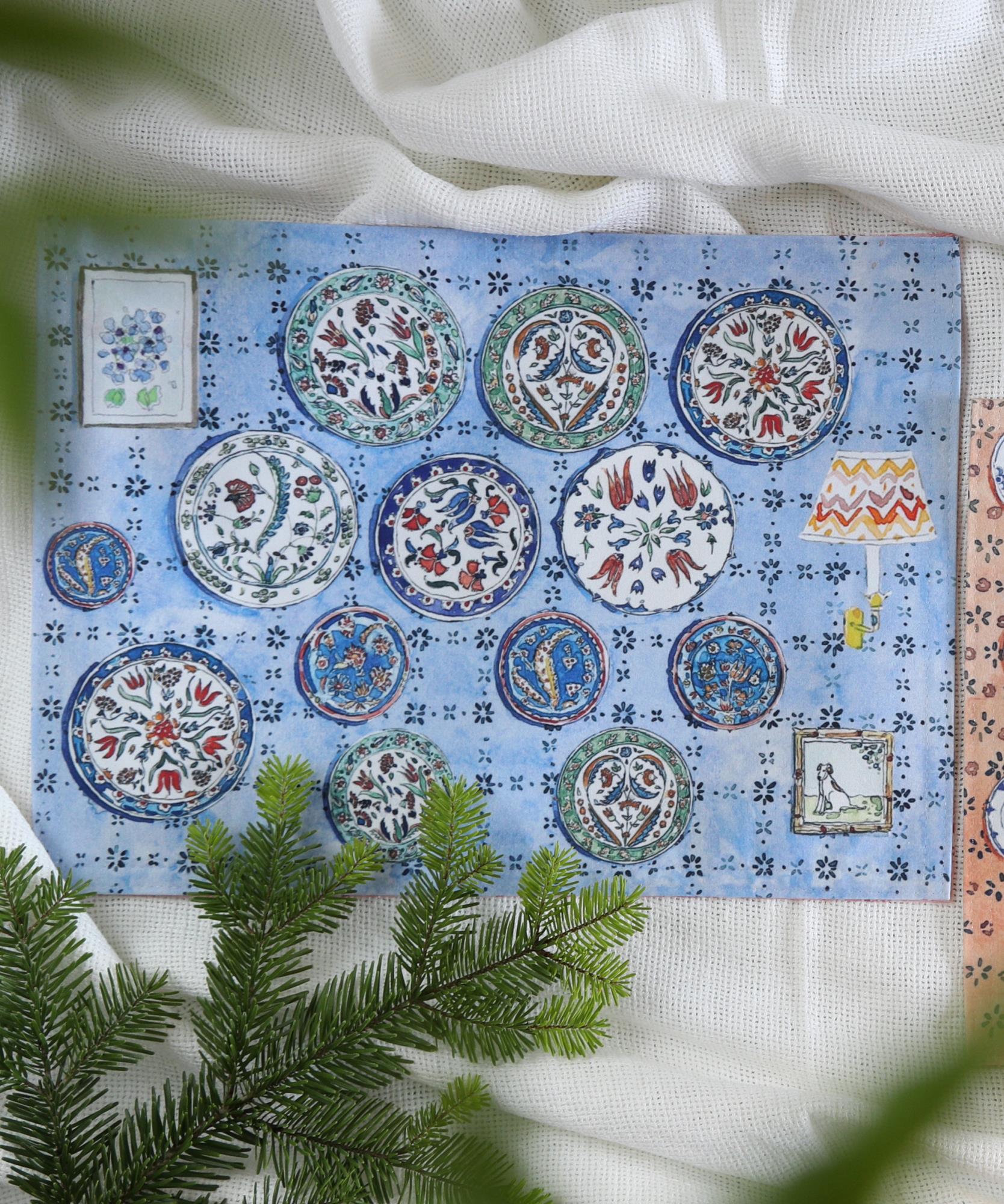 Set de table Porcelaine  100% Polyester - 45 x 33cm