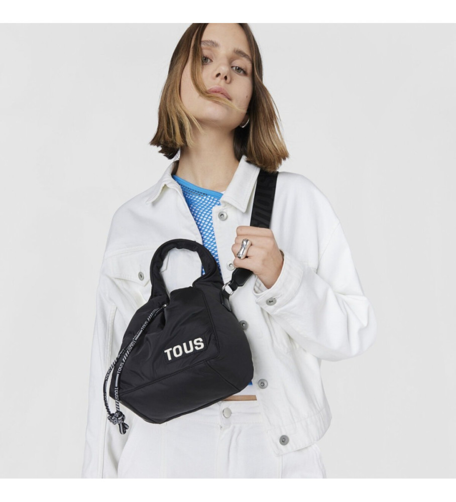 Bolsa Tous T Carol Soft Black Bucket