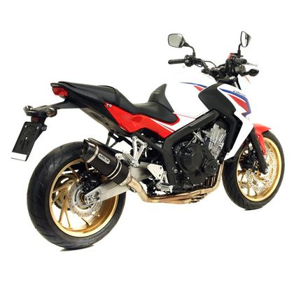 Silencieux Arrow Thunder Alu dark embout carbone - Noir