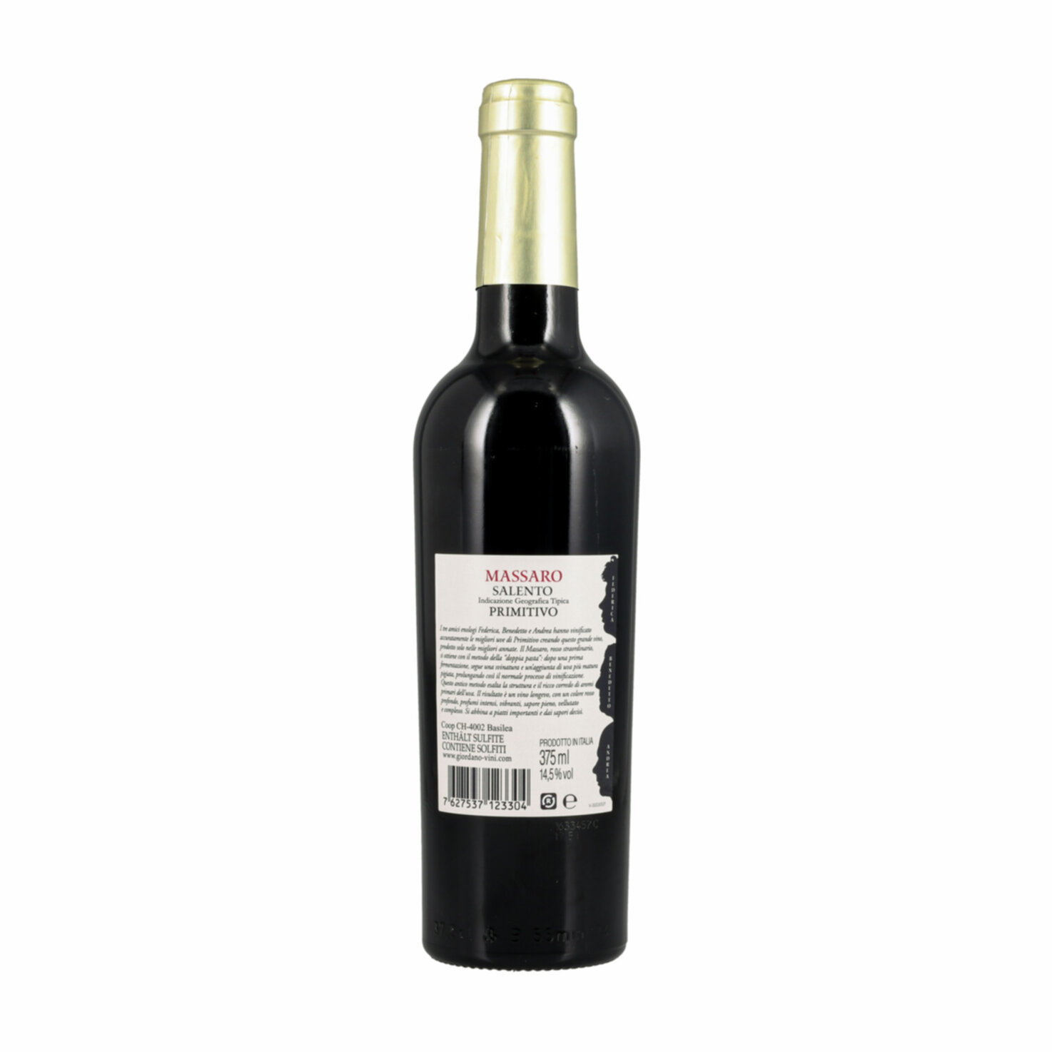 Puglia IGT Primitivo Massaro Giordano -37.5cl