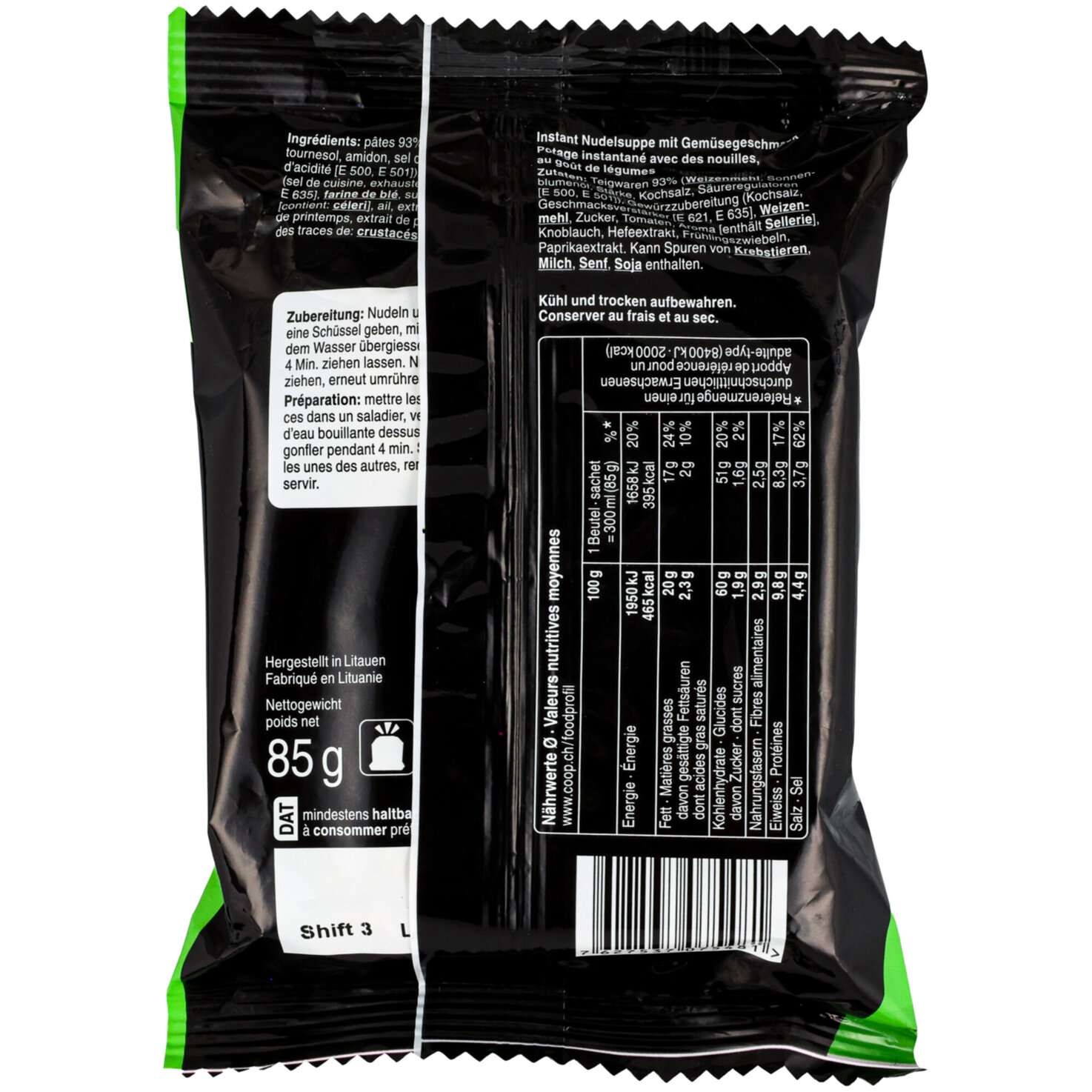 Prix Garantie Instant Noodles Vegetarisch