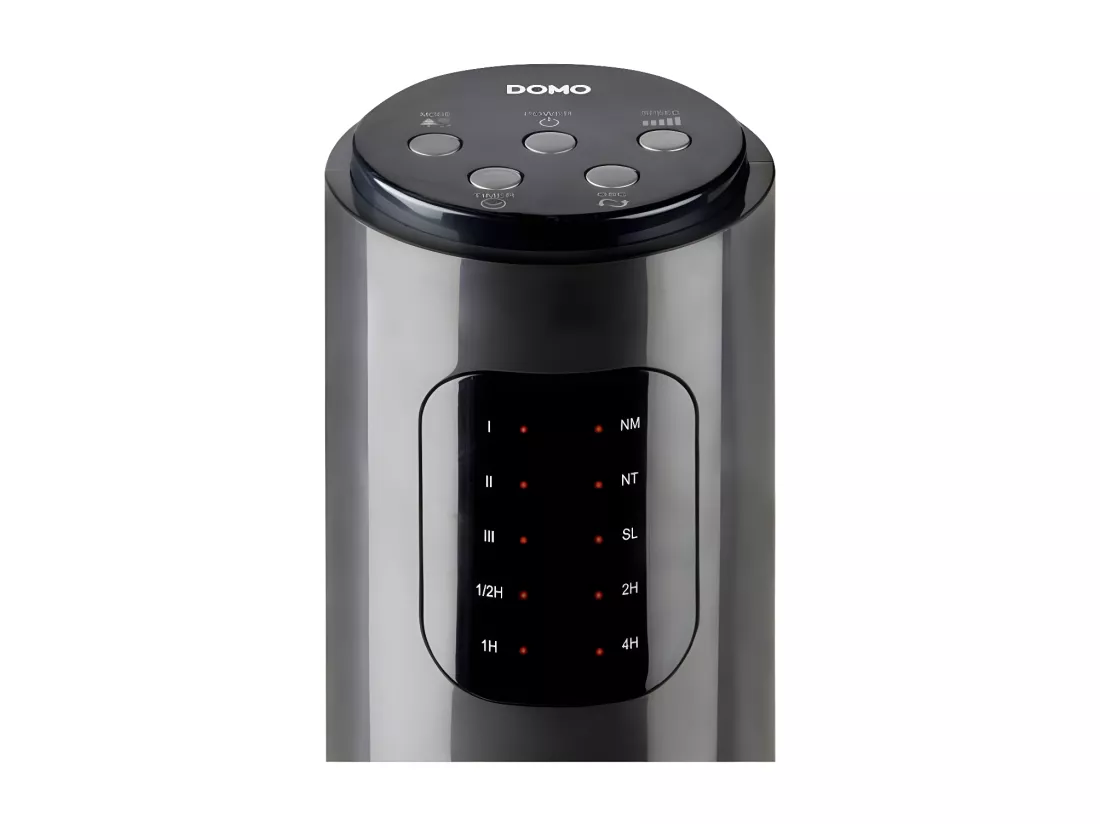 Domo Ventilateur colonne 117cm 45w 3 vitesses noir - DO8123