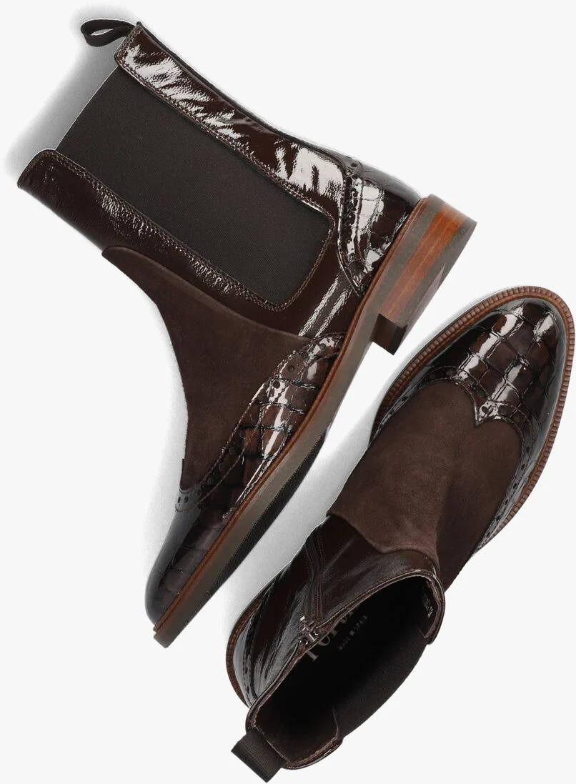 PERTINI bruine pertini chelsea boots 32068