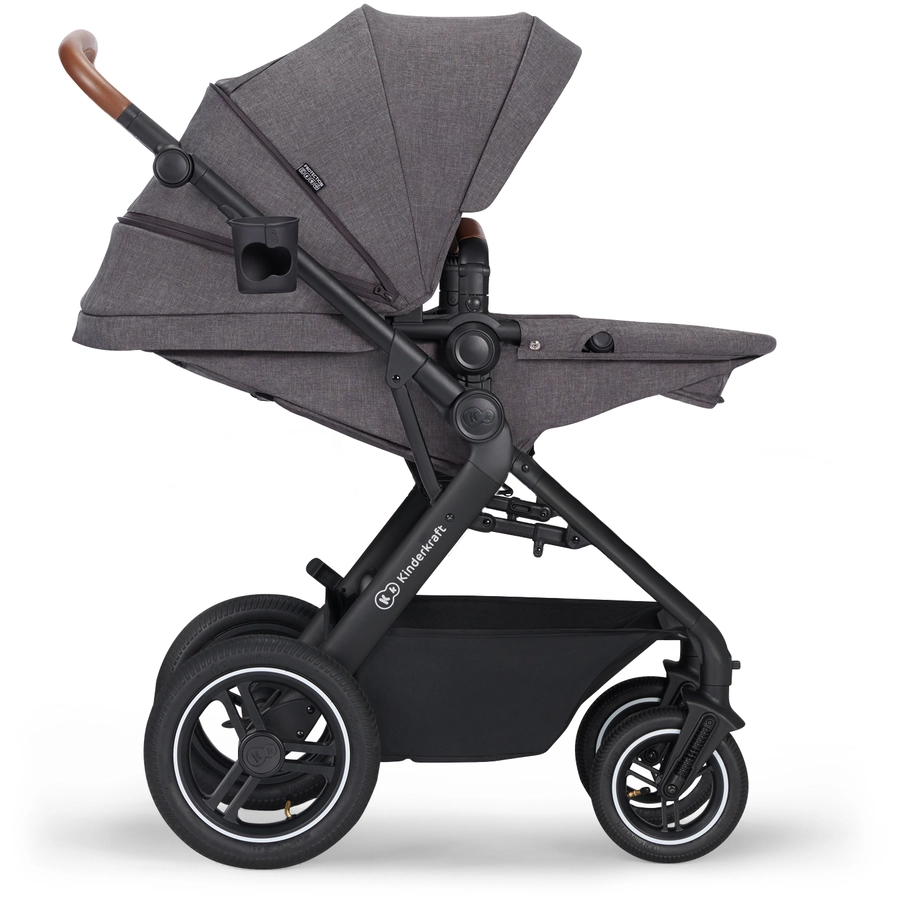 Kinderkraft Kinderwagen B Tour 3 in 1 Mink Pro Dark Grey